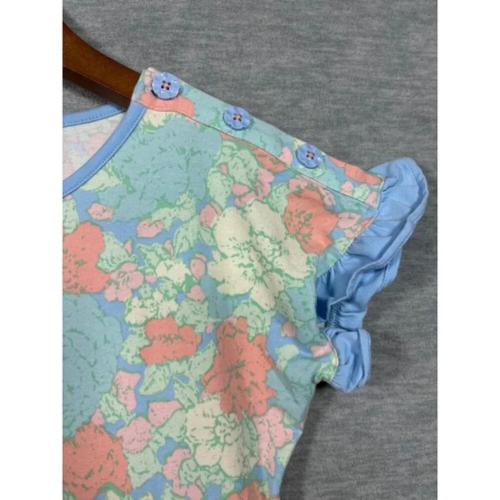 Matilda Jane Girls Floral Jumpsuit 8 Far Out‎ Floral Romper
